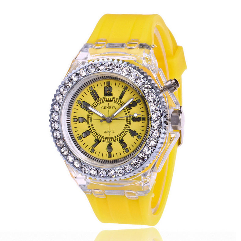 "Illustrious Light" - LED Geneva Quartz Luminous Watch