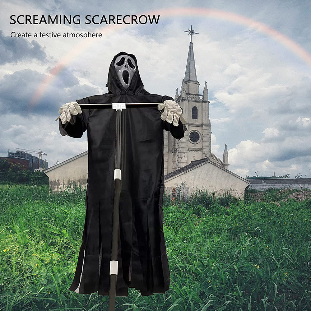 "Ghostface" - Halloween Yard Scarecrow
