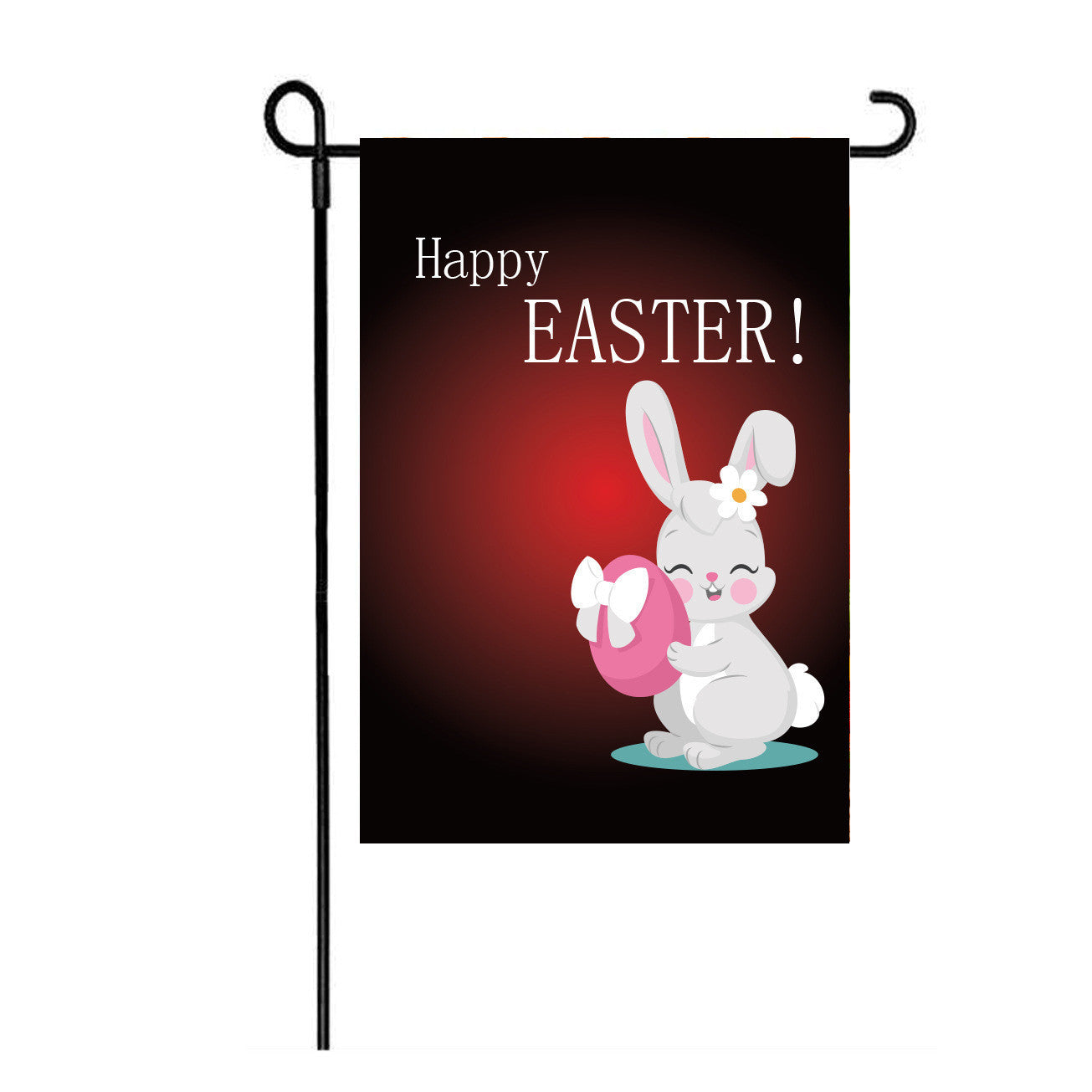 Burlap Easter Garden Flags