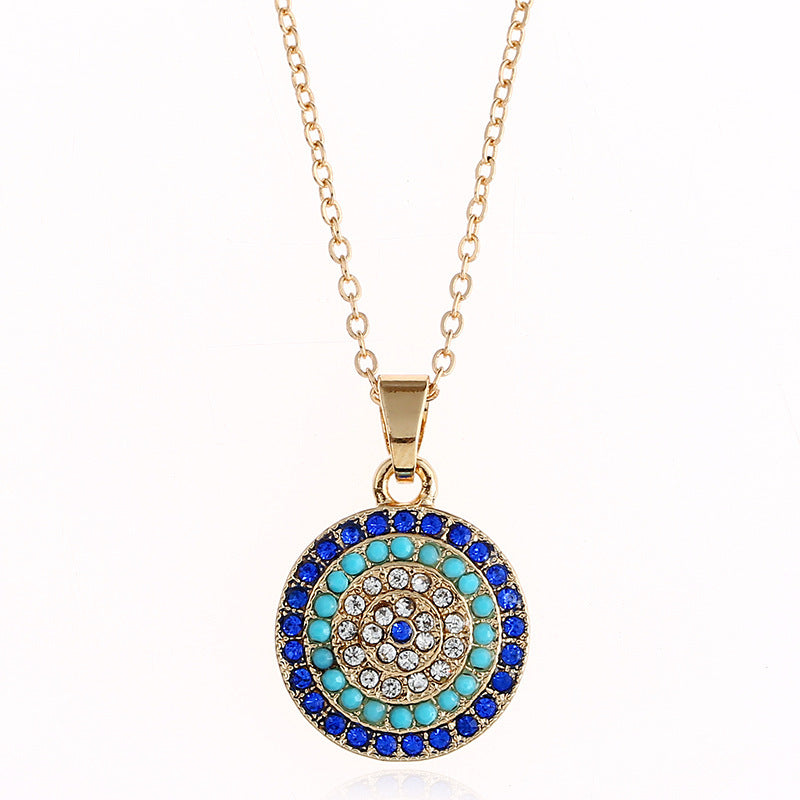 Evil Eye Four-piece Gold-plated Jewelry Set