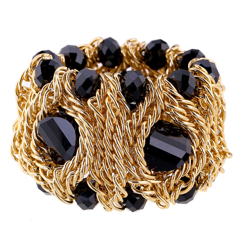 "The Creative Gem" - Handwoven Gemstone Bracelet