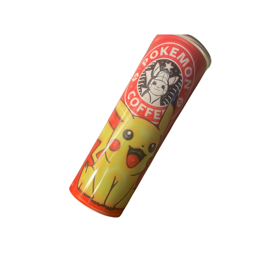 "Pokemonbucks" - 20 oz. Skinny Stainless Steel Tumbler