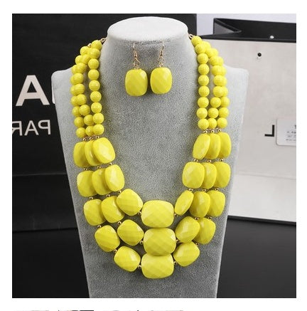 Cultural Beaded Jewelry Set
