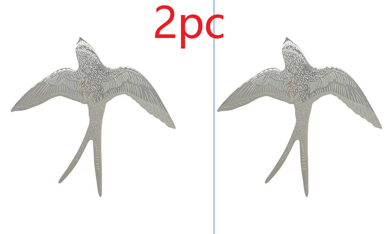 "Silver Bird" - Metal Brooch