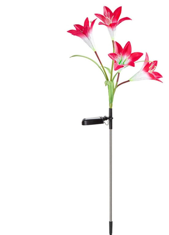 "Bloom and Glow"- Solar LED Garden Decor
