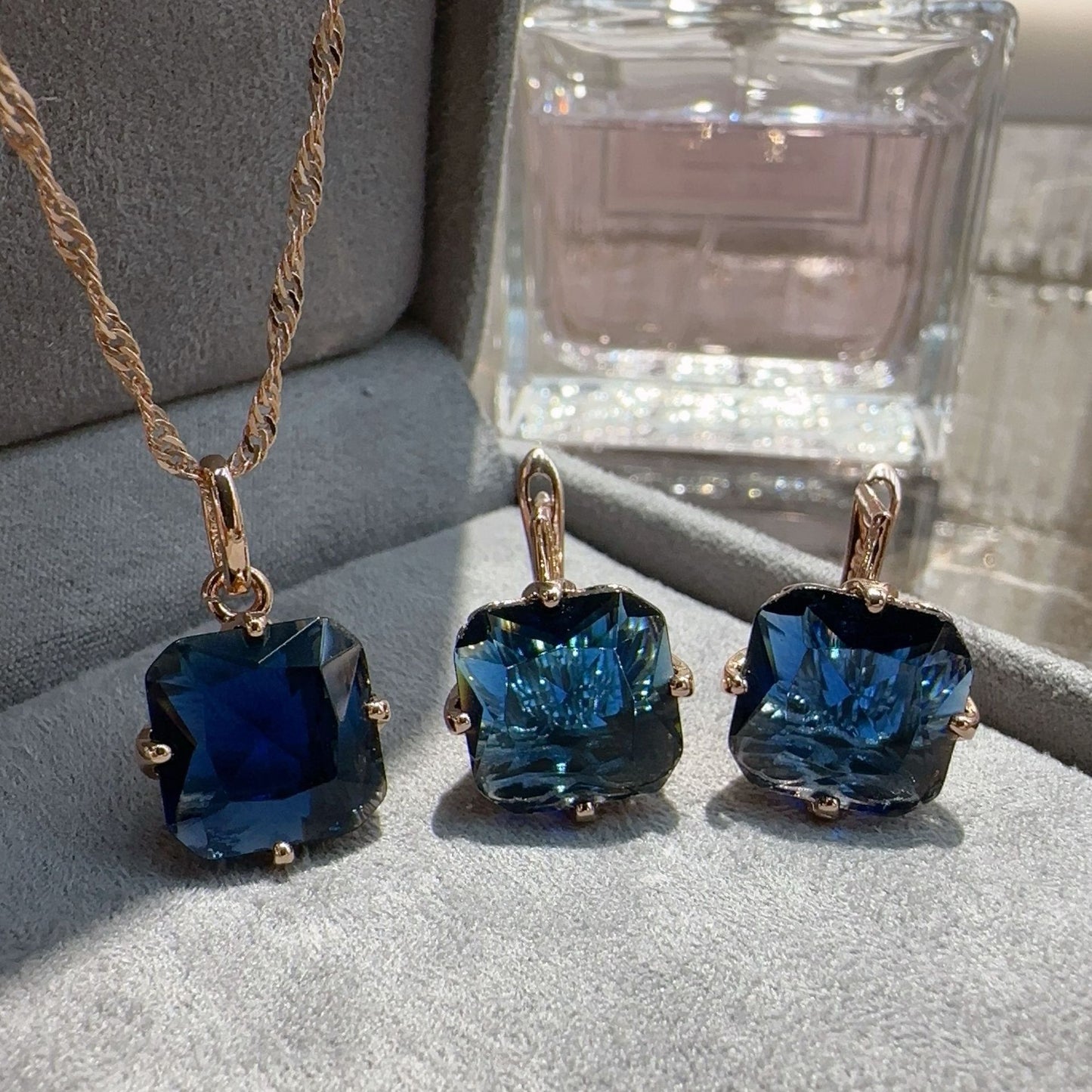 "Star Sapphire" - Jewelry Set