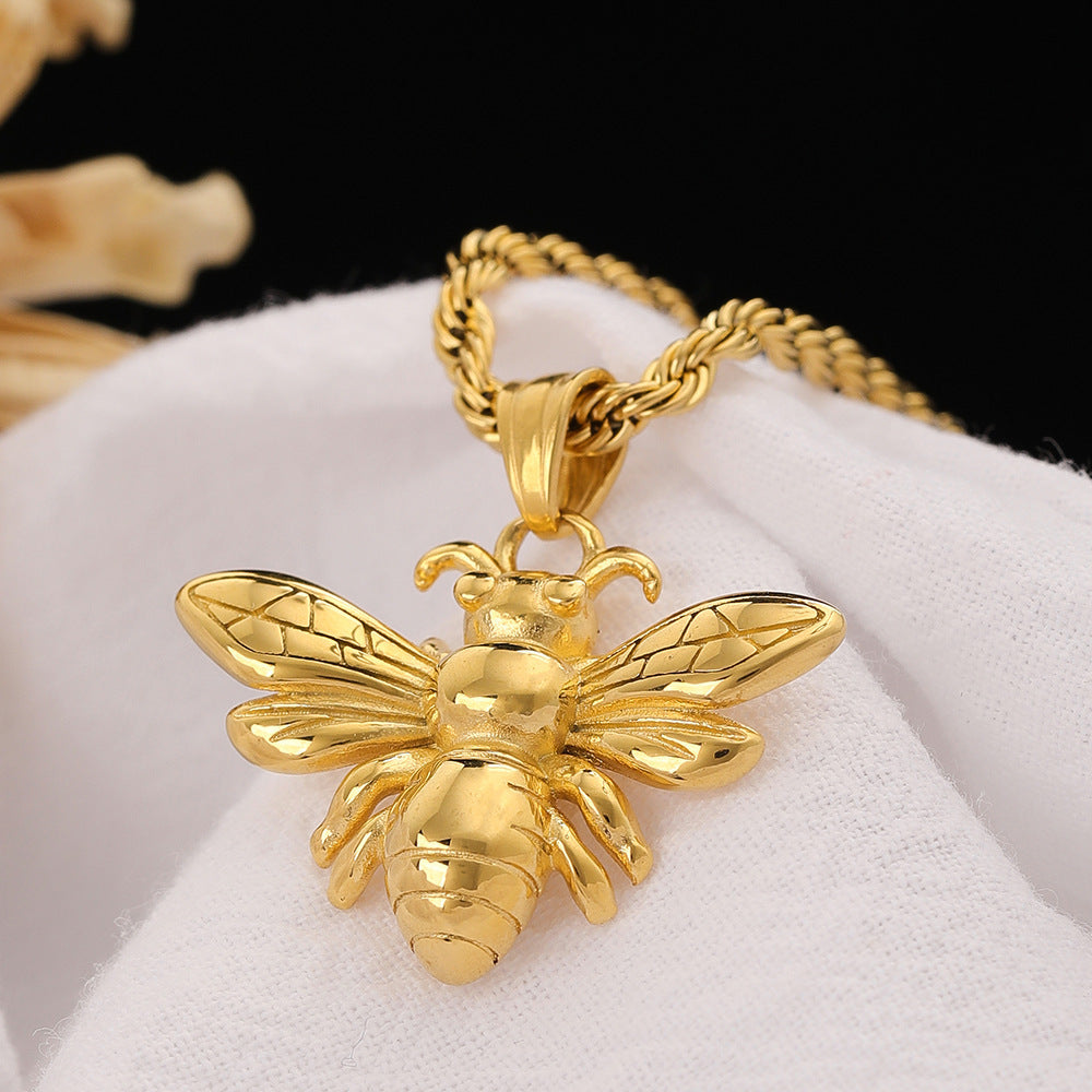 "Bee Beautiful" - Titanium Steel Necklace