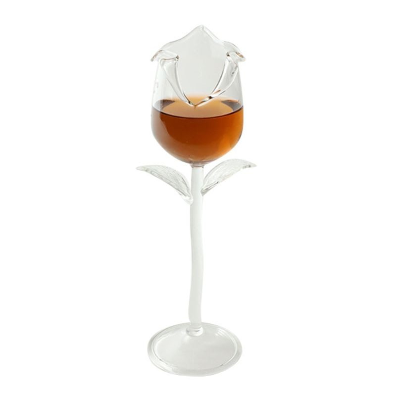 "Crystal Rose" - Wine Cocktail Glasses
