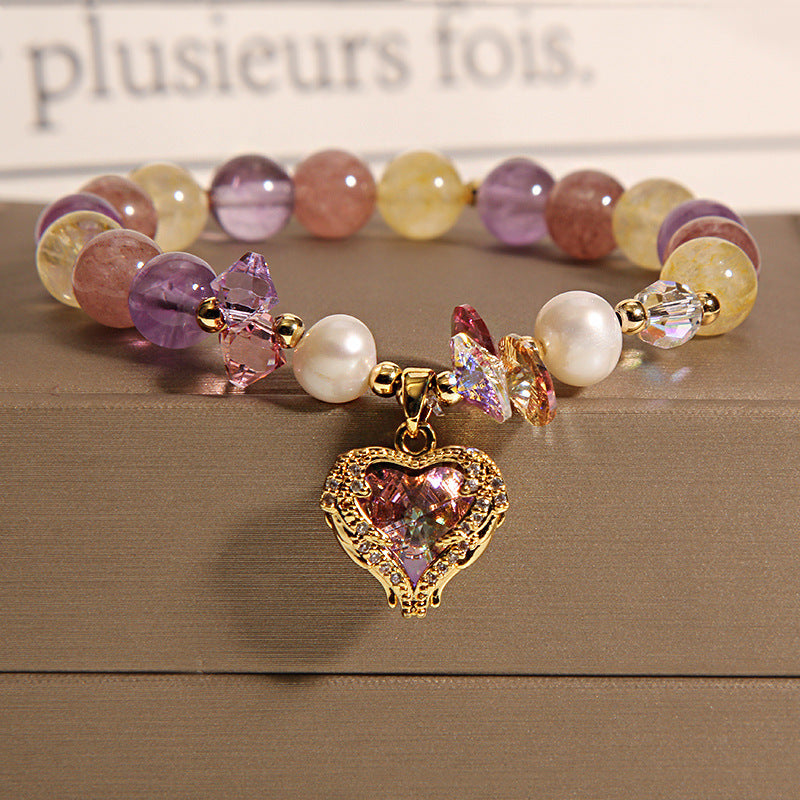 "Tiger's Eye" - Handcrafted Crystal Bracelet