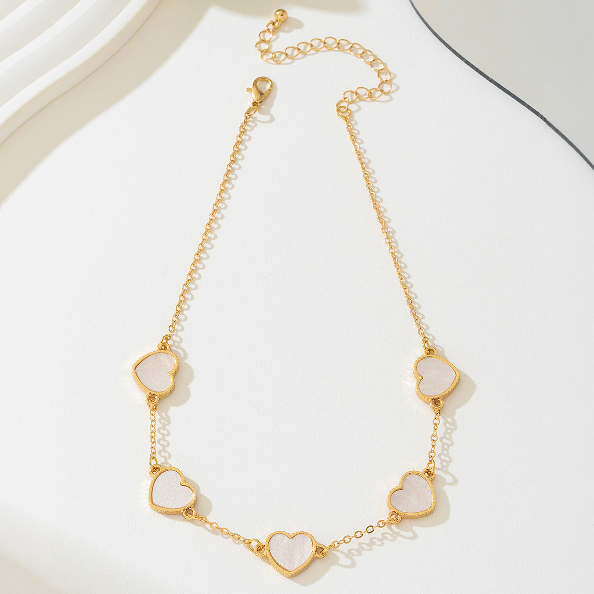 Versatile Chic Heart Metal Chain Necklaces