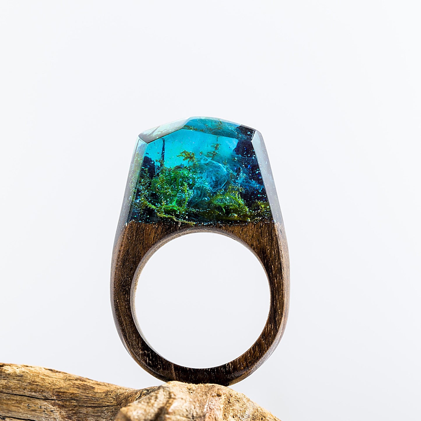 Enchantress Forest Wooden Ring