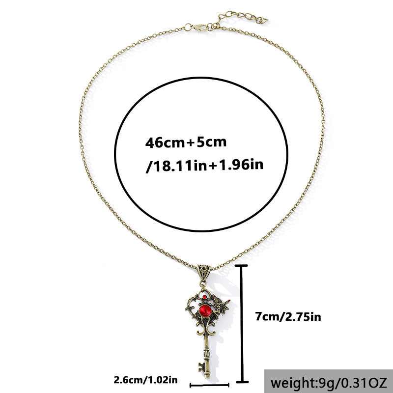 Shangoumei Fairy Key-shaped Pendant Necklace