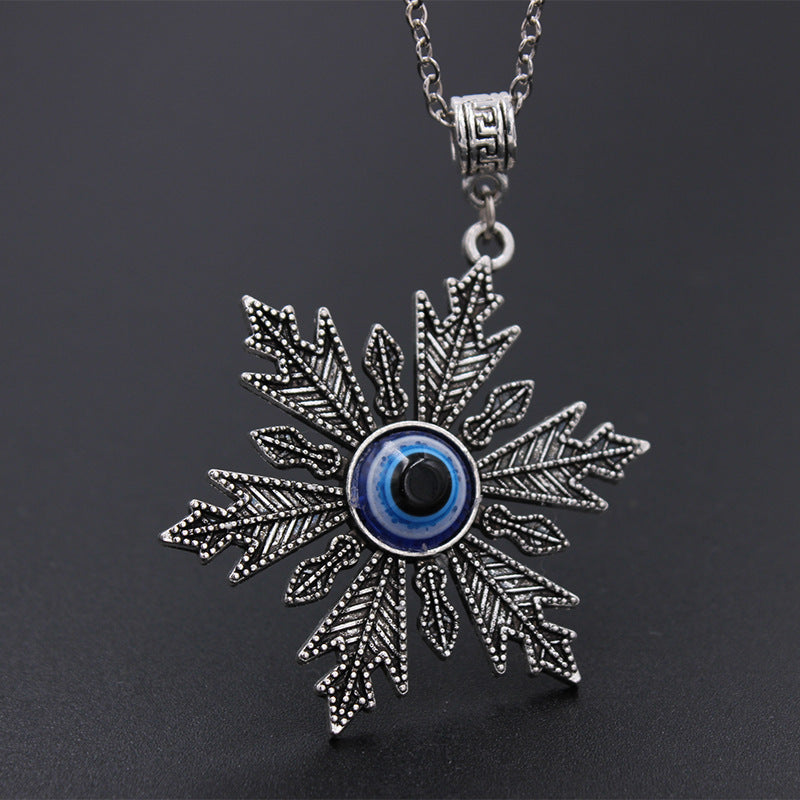 Evil Eye Protection Clavicle Chain Necklace and Bracelet