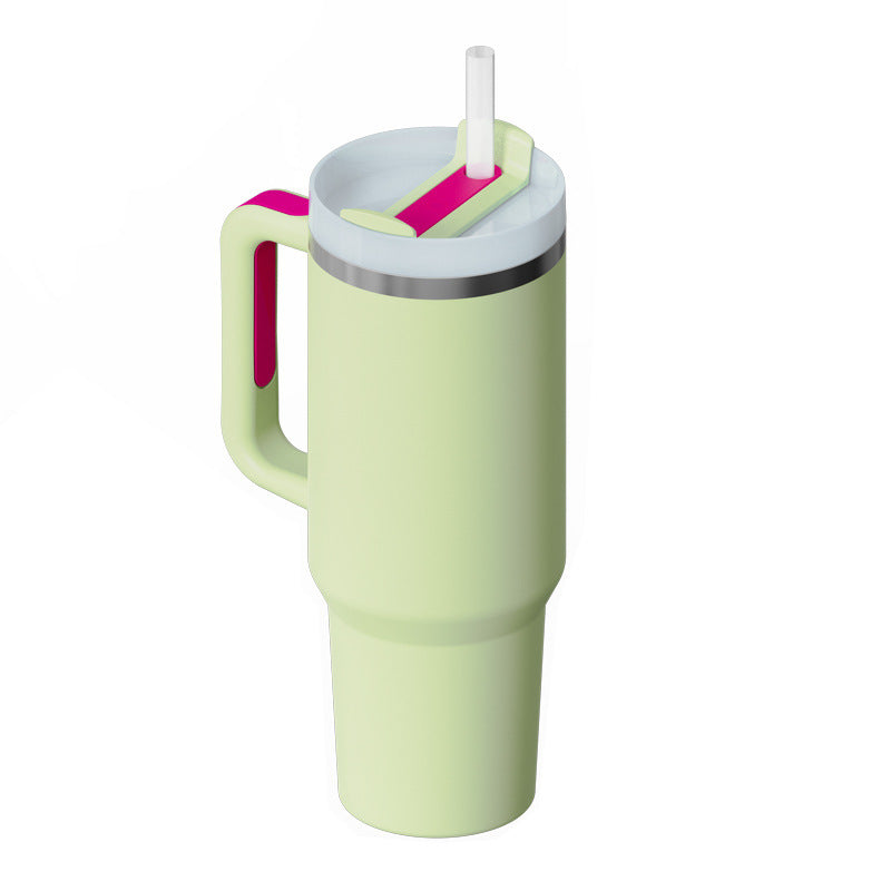 "Hydrate in Style" -  40 oz. Spill-proof Insulated Tumbler With Straw