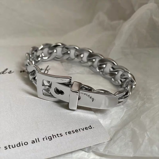 Cold Wind Strap Chain Bracelet/Necklace