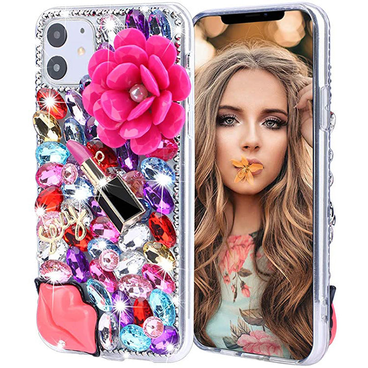 Artificial Junk Diamond Mobile Phone Cases - iPhone 7- 12 Pro Max
