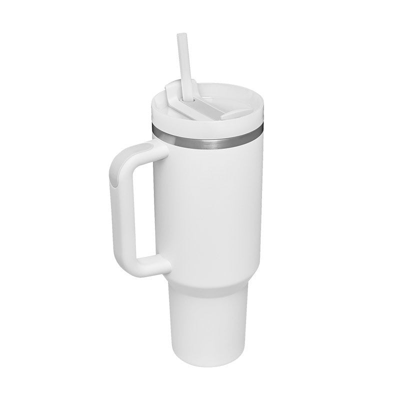 "Hydrate in Style" -  40 oz. Spill-proof Insulated Tumbler With Straw