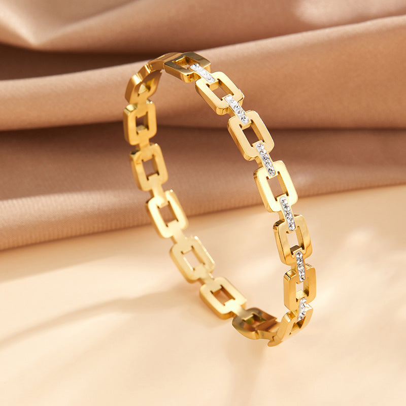 Electroplated Vacuum Stainless Steel Bracelet