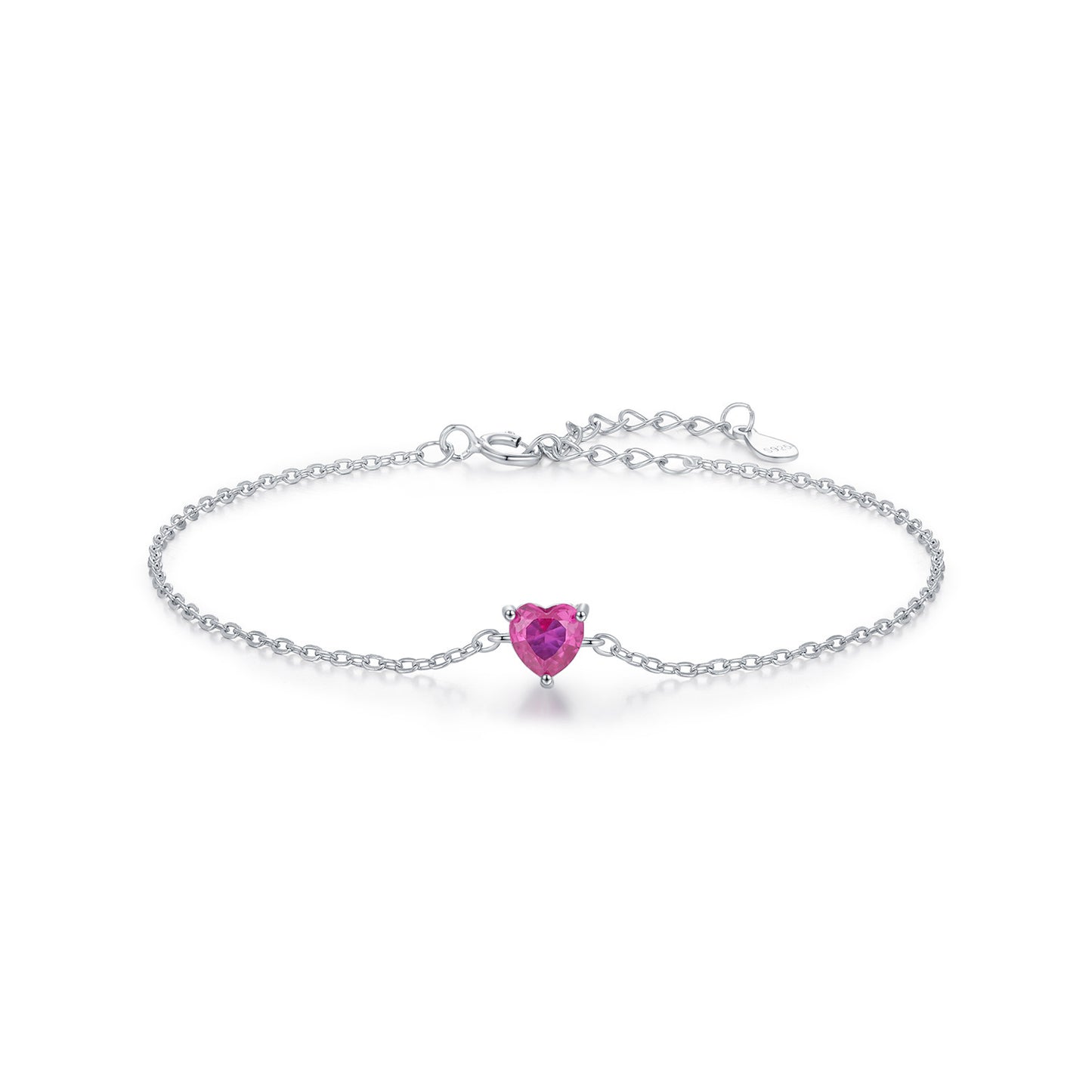 "Lover at Heart" - Red Diamond Bracelet