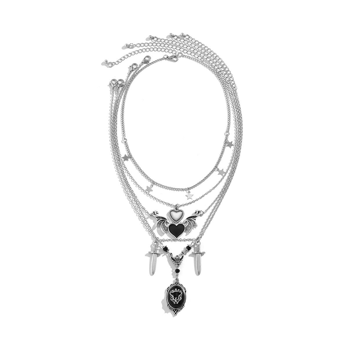 Goth Queen Snake Bone Necklaces