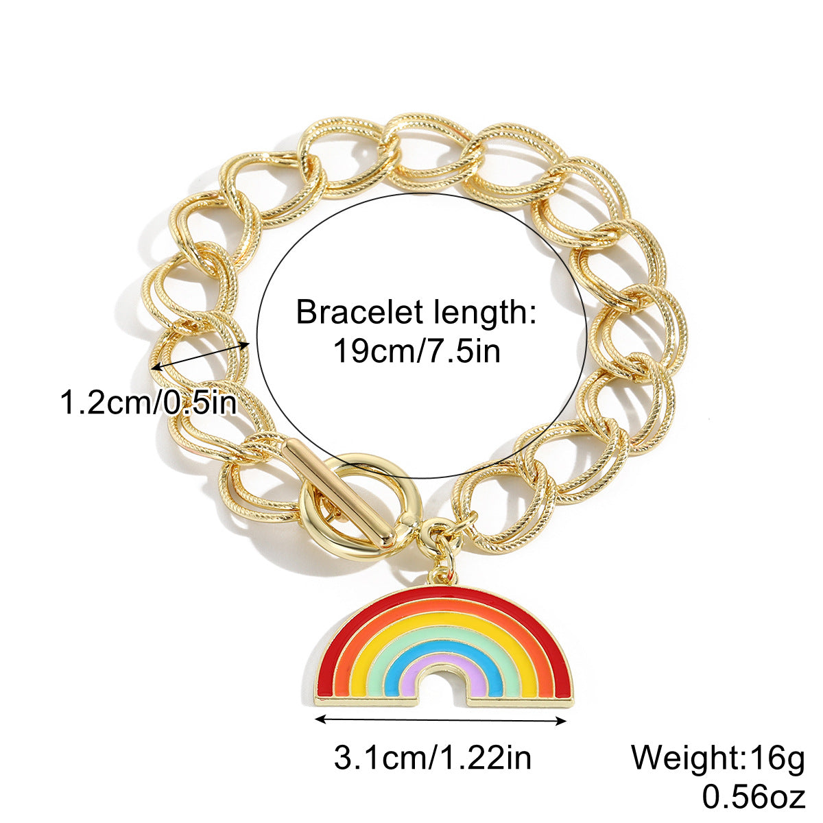 Beaded Pride Rainbow Bracelets