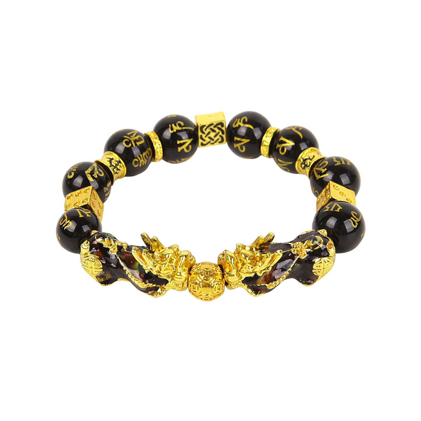 Black Pixiu Obsidian Bracelets