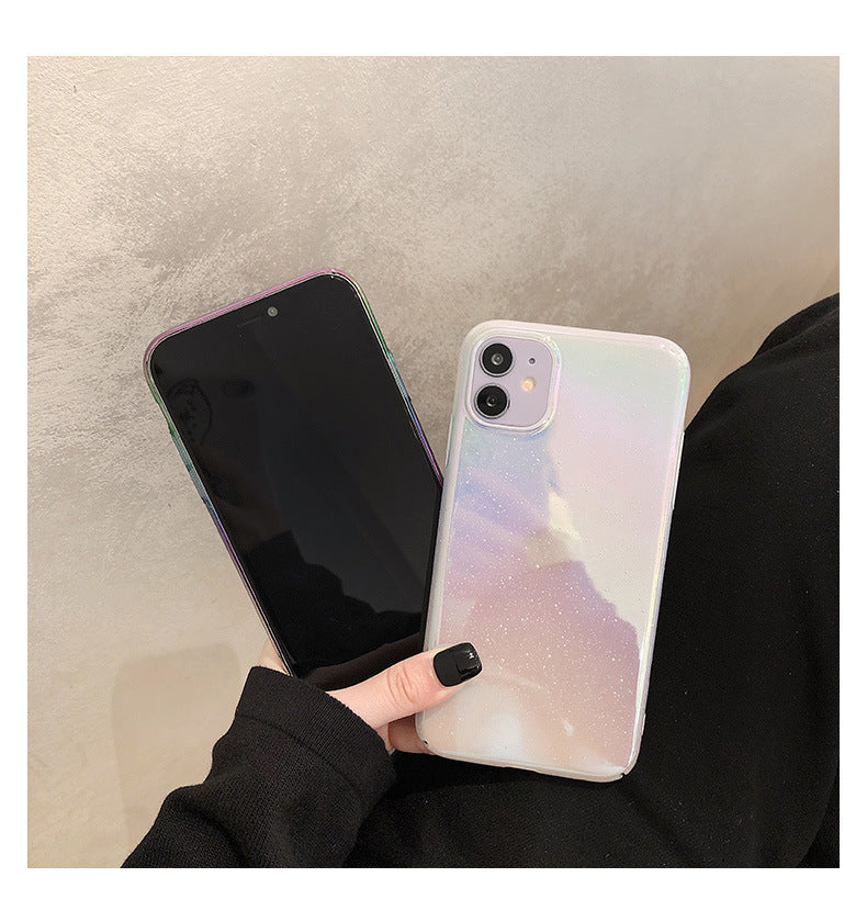 Iridescent Hard Shell Phone Case - iPhone 7 -12