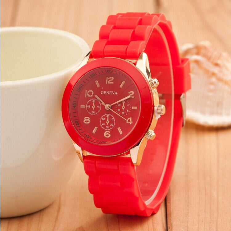 Geneva Jelly Silicone Quartz Watch