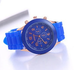 Geneva Jelly Silicone Quartz Watch