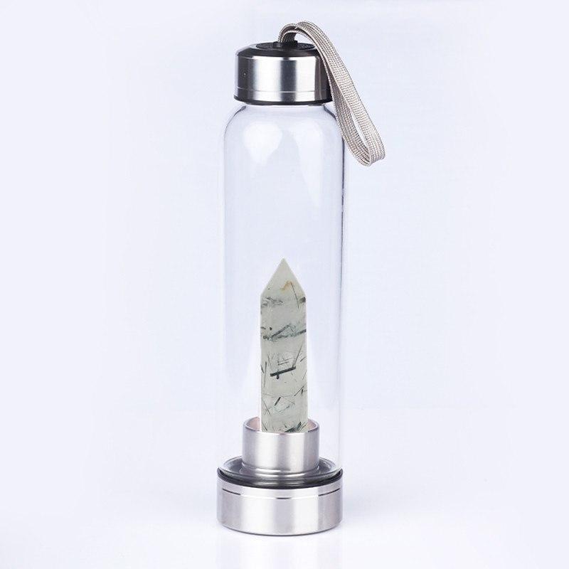 "Natural Crystal Pillar Energy" - Glass Tumbler