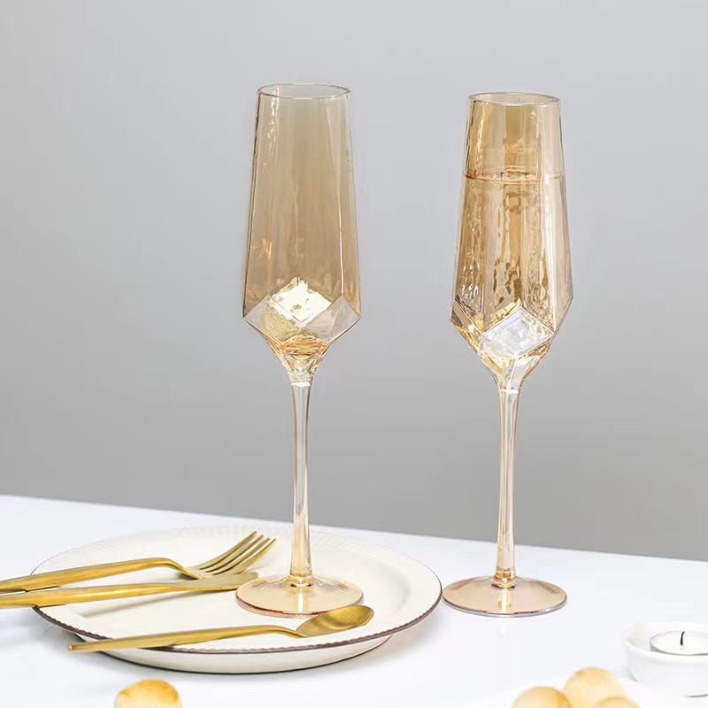 "Diamond Amber" -  Wine Glass Collection