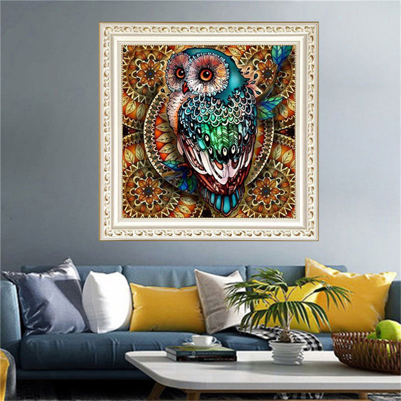 DIY 5D Owl Diamond Painting