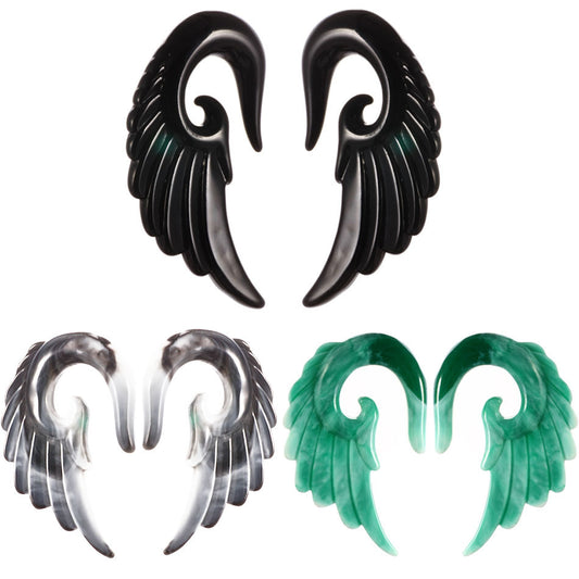 Acrylic Angel Wing Earrings