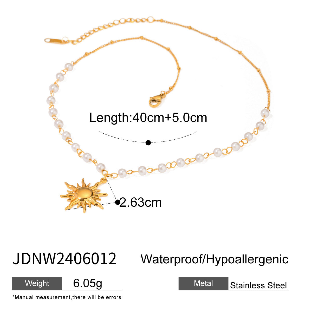 "Morning Sun" - Gold Pearl Bracelet