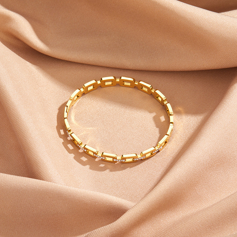 Electroplated Vacuum Stainless Steel Bracelet