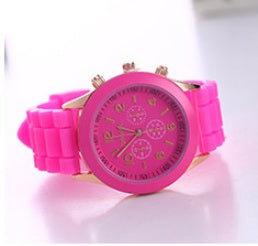 Geneva Jelly Silicone Quartz Watch
