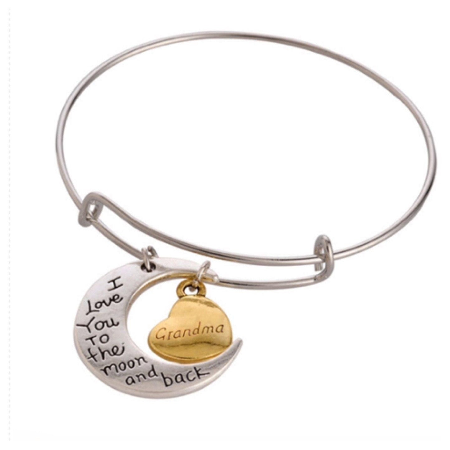 Grandma - Love You to the Moon and Back Bracelet