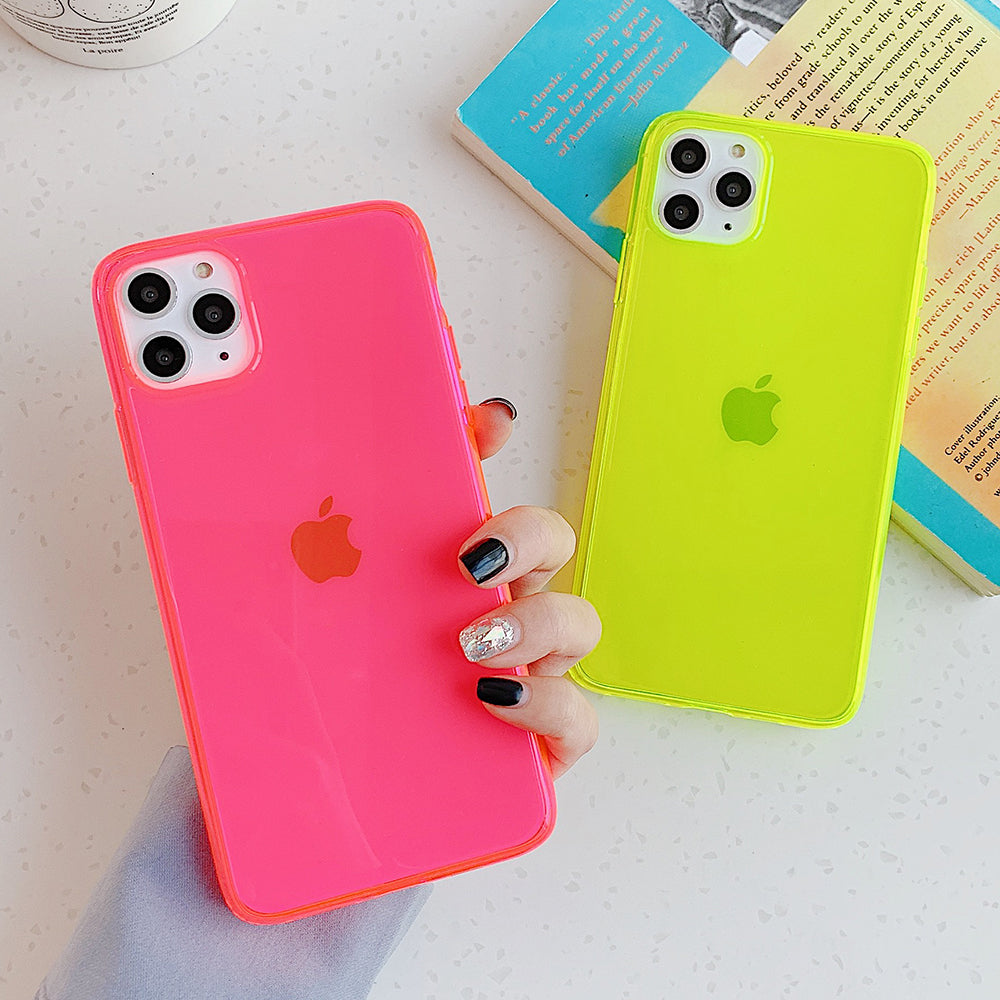 Neon Fluorescent Shatter-resistant Phone Cases - iPhone iPhone 7-13