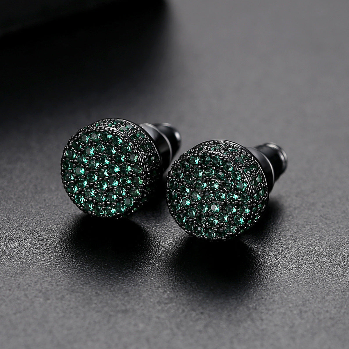 9MM Crystal Barbell Earrings