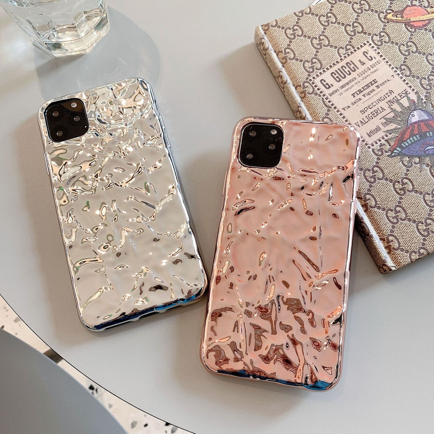 Celebrity Seal Sail Tin Foil Sequined Mobile Phone Cases - iPhone 7-13 ProMax