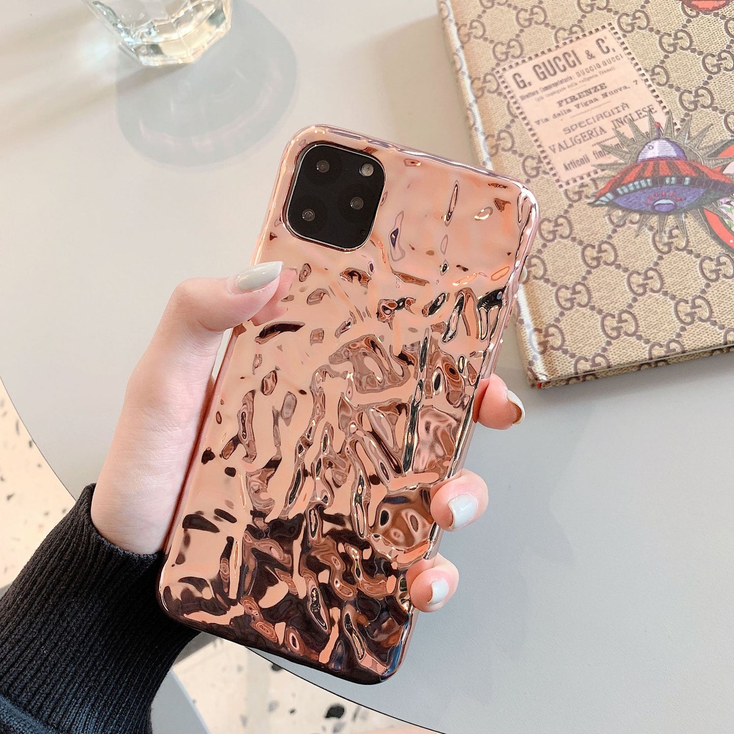 Celebrity Seal Sail Tin Foil Sequined Mobile Phone Cases - iPhone 7-13 ProMax