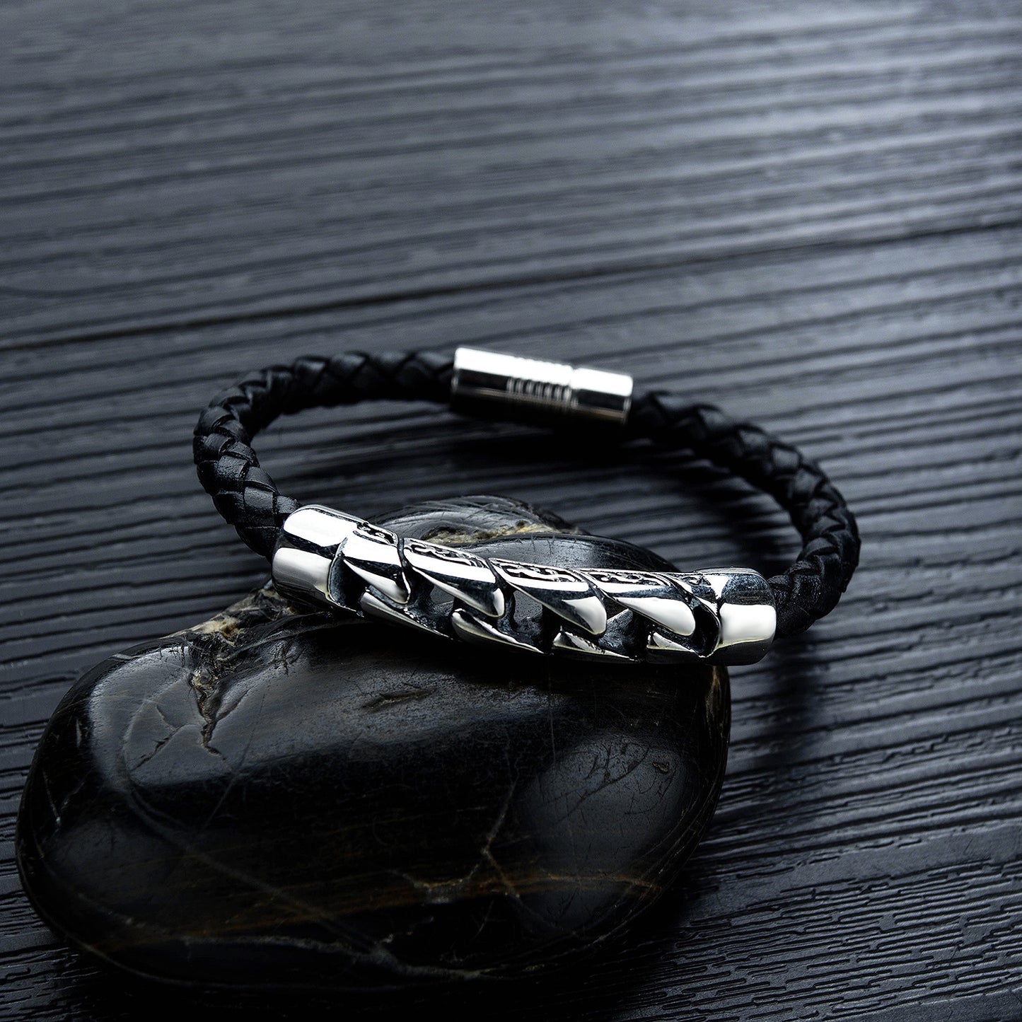 Handwoven Leather Rope Bracelet