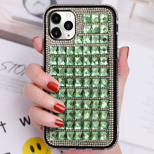 Diamond-inlaid Protective Phone Case - iPhone 6-11 Pro Max