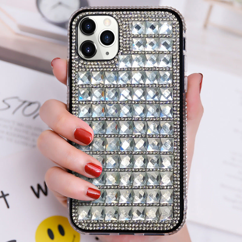 Diamond-inlaid Protective Phone Case - iPhone 6-11 Pro Max