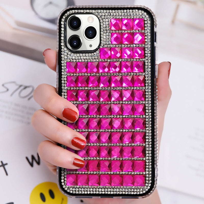 Diamond-inlaid Protective Phone Case - iPhone 6-11 Pro Max