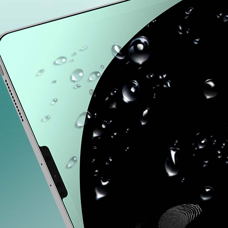 HD Full Screen Tempered Glass Film - Compatible with Apple IPad (7-10.2 inches, iPad Mini 4 - 5,  iPad Pro 11 - 12.9) - Green Light Eye Protection