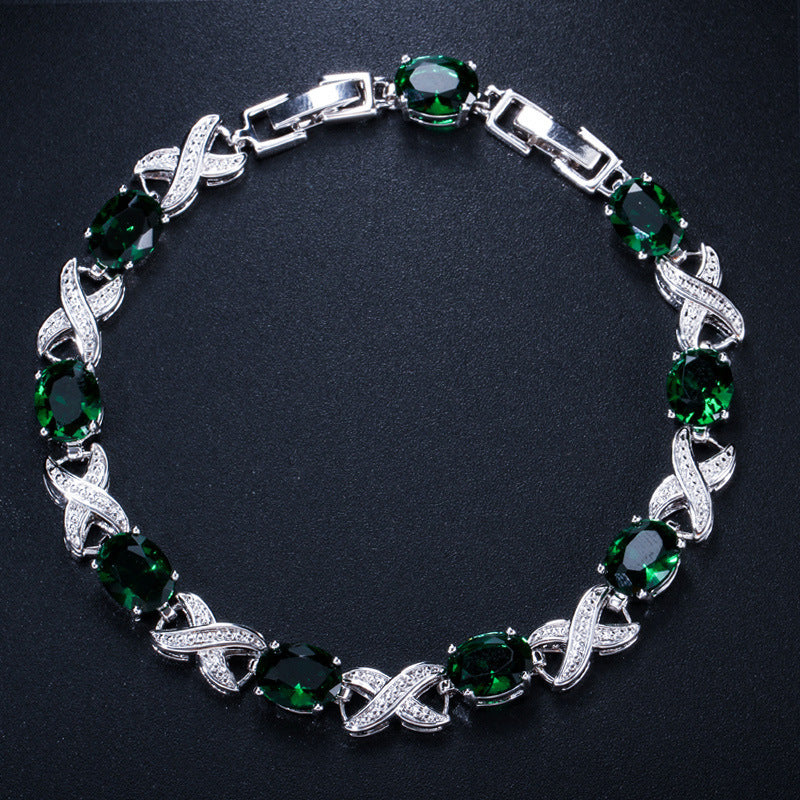 "Hugs and Kisses" - Zircon Bracelet