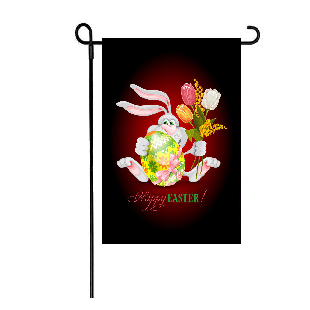 Burlap Easter Garden Flags