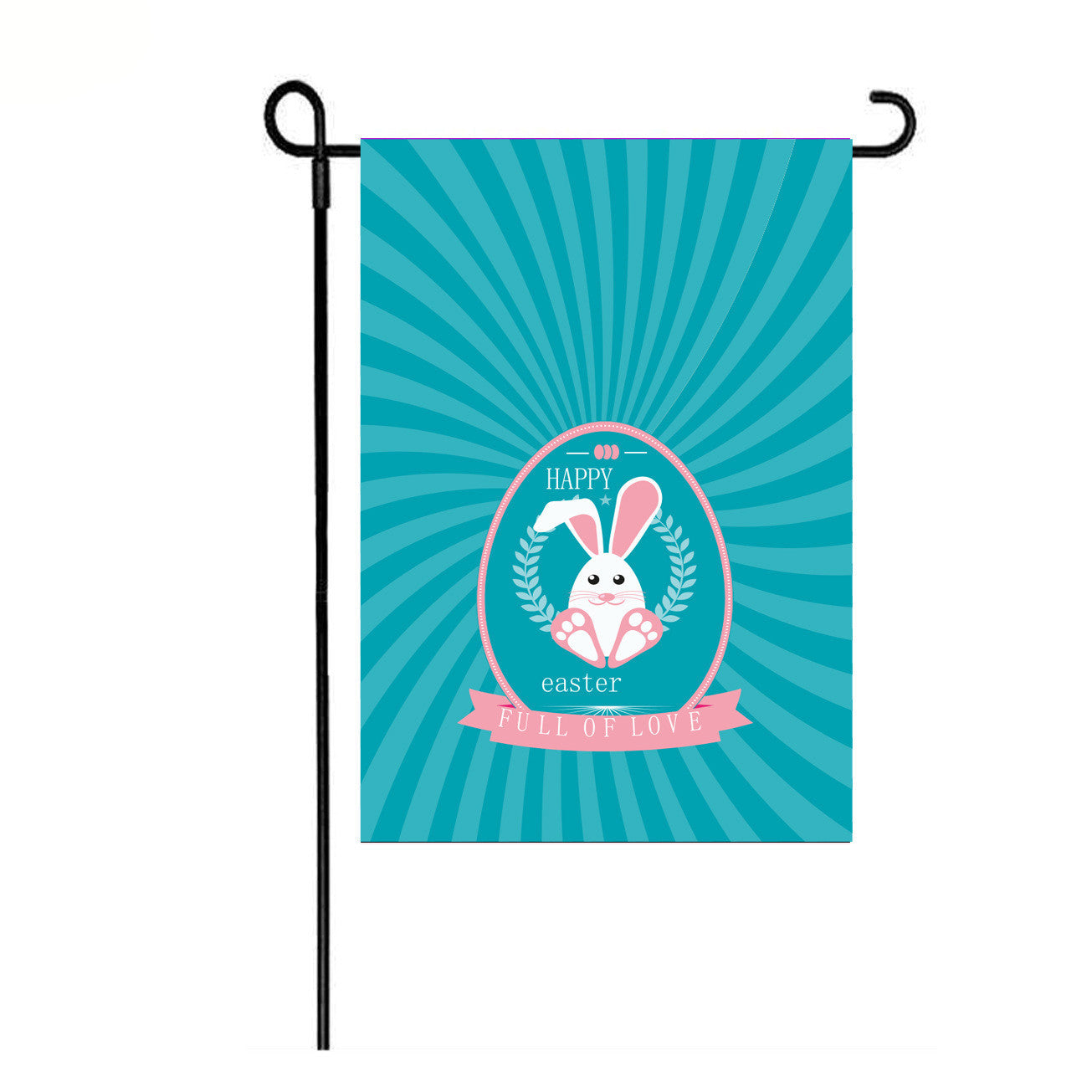 Burlap Easter Garden Flags