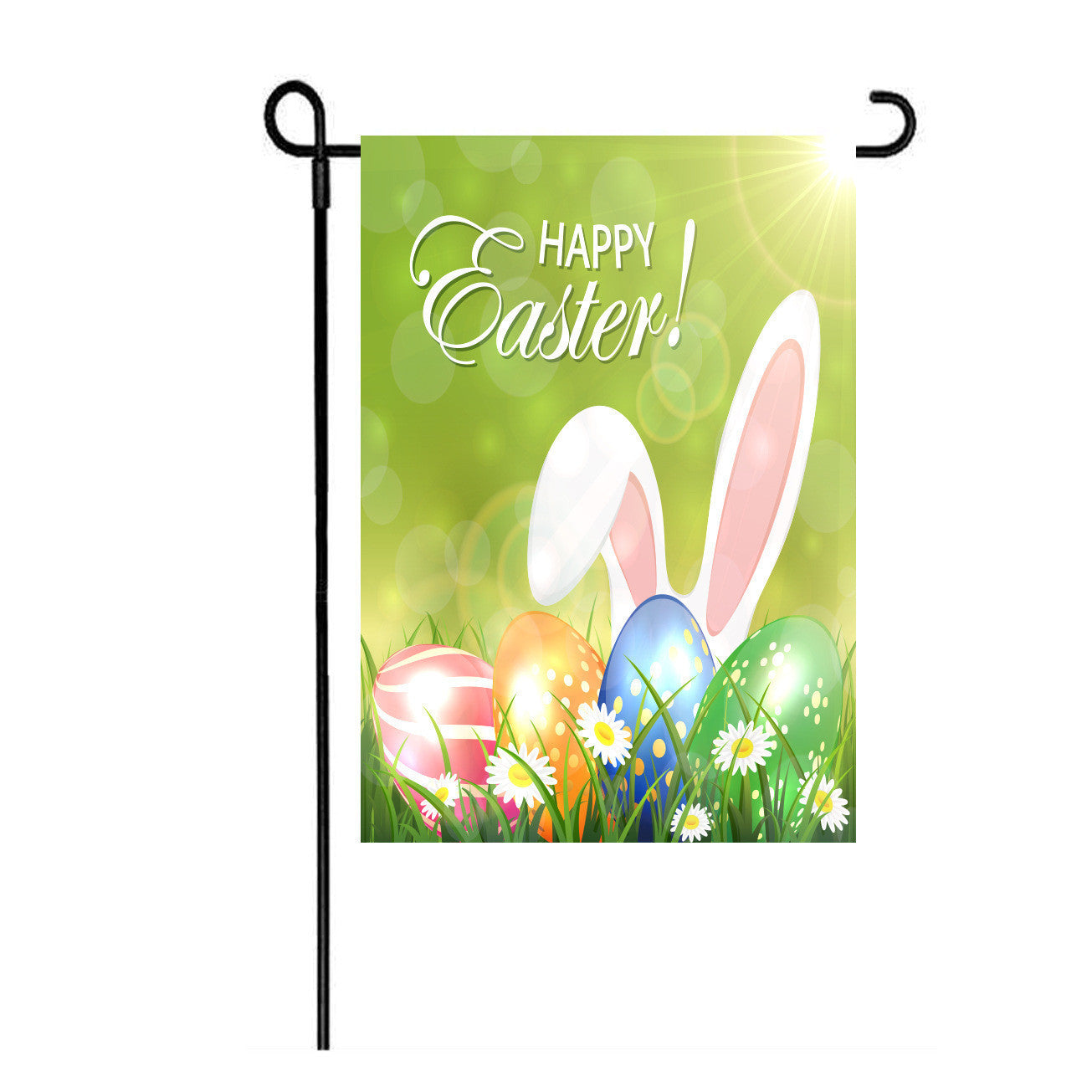Burlap Easter Garden Flags